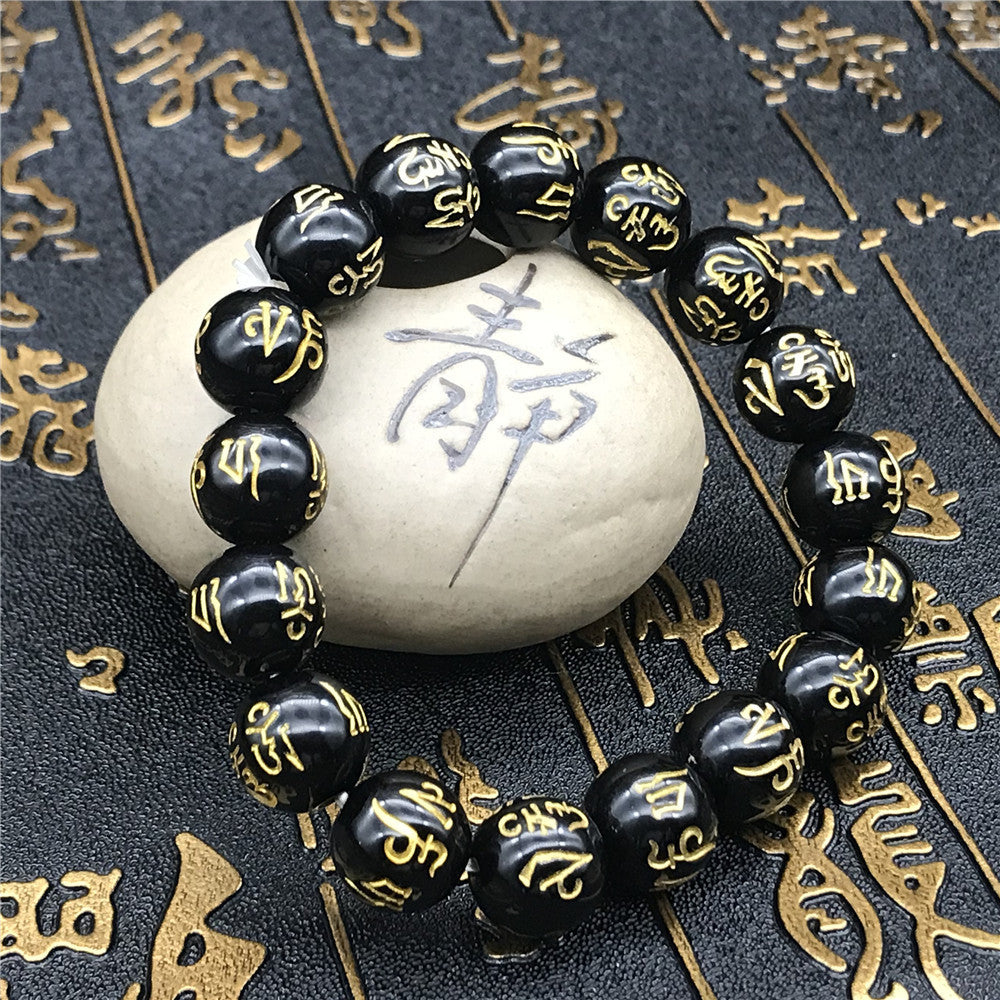 Proverbs Buddha Beads Crafts Lucky Cold Bracelets