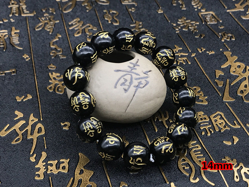 Proverbs Buddha Beads Crafts Lucky Cold Bracelets
