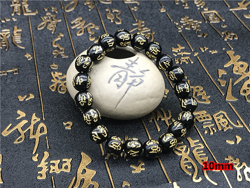 Proverbs Buddha Beads Crafts Lucky Cold Bracelets