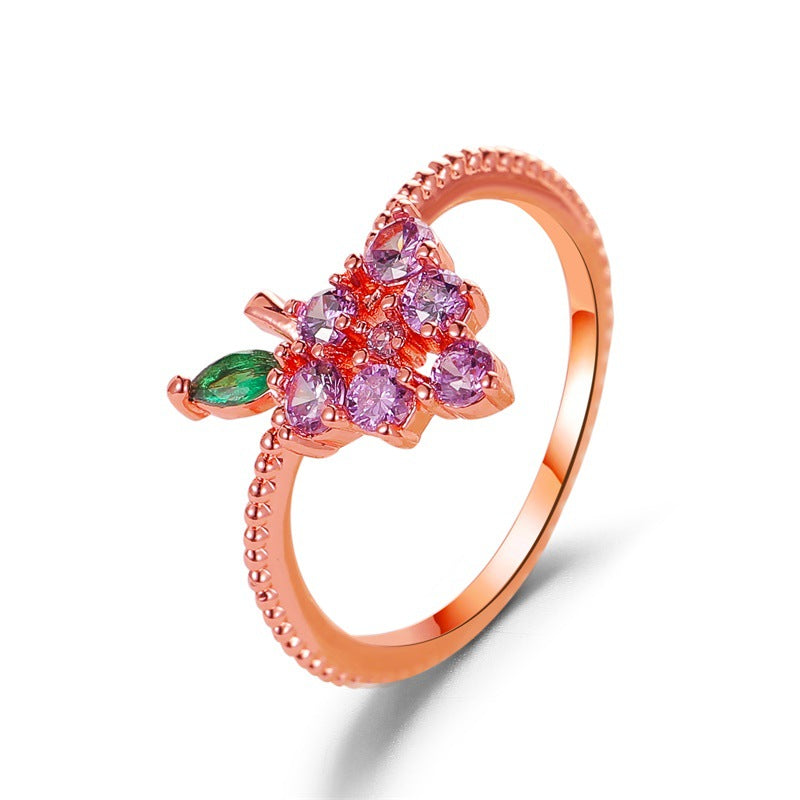 Wild Grape Apple Wind Sweet Index Rings