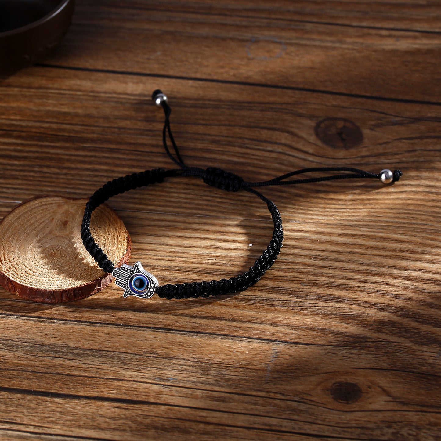 Women's Evil Eye Palm Blue Red Rope Bracelets