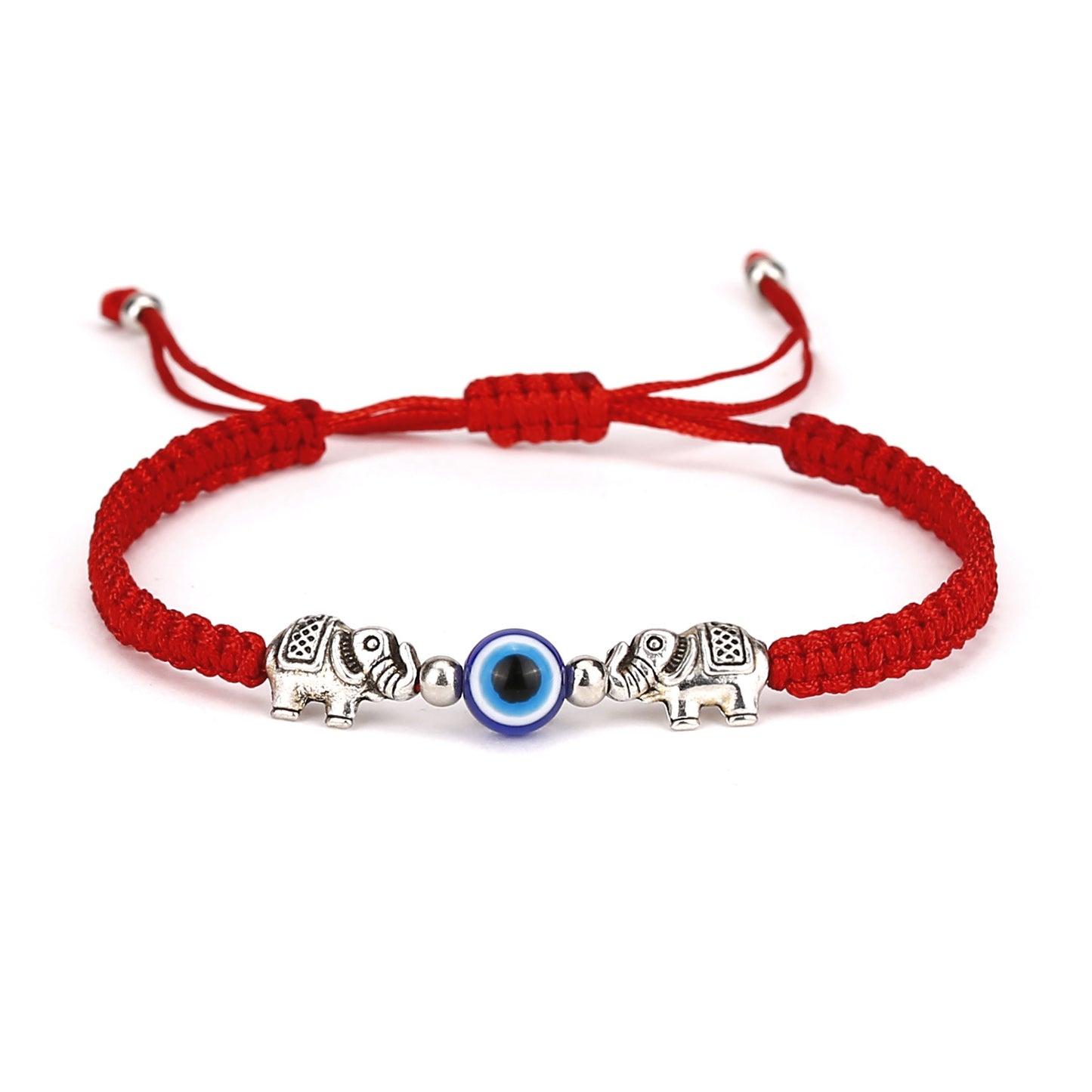 Women's Evil Eye Palm Blue Red Rope Bracelets