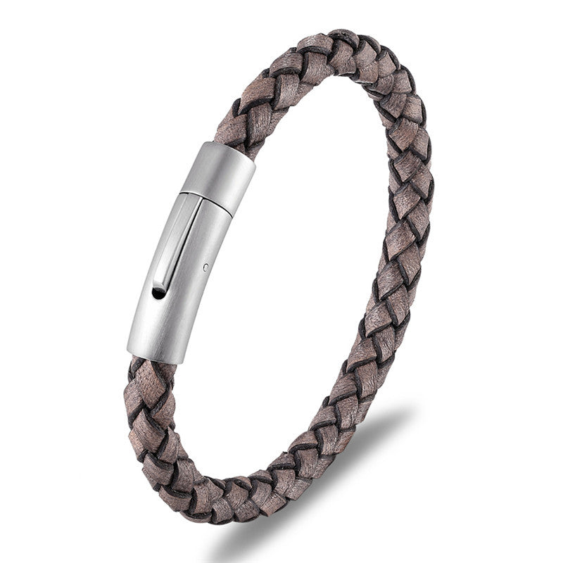 Women's & Men's Stainless Steel Wire Fashion Couple Accessories Bracelets