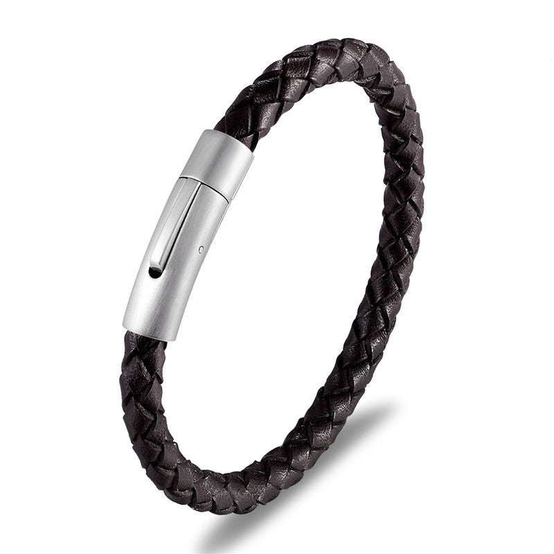 Women's & Men's Stainless Steel Wire Fashion Couple Accessories Bracelets