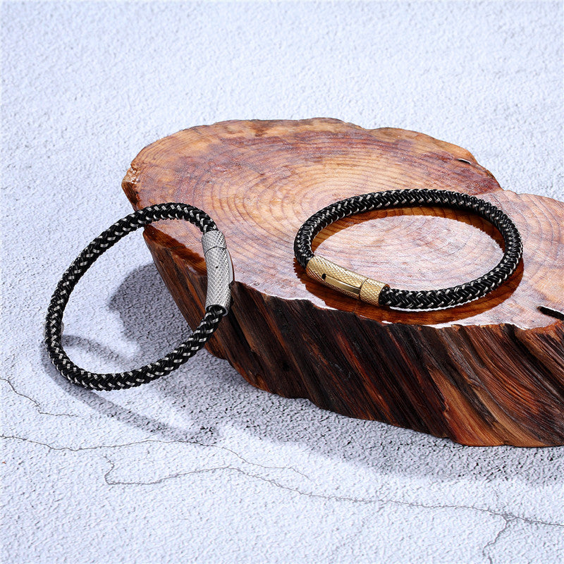 Women's & Men's Stainless Steel Wire Fashion Couple Accessories Bracelets