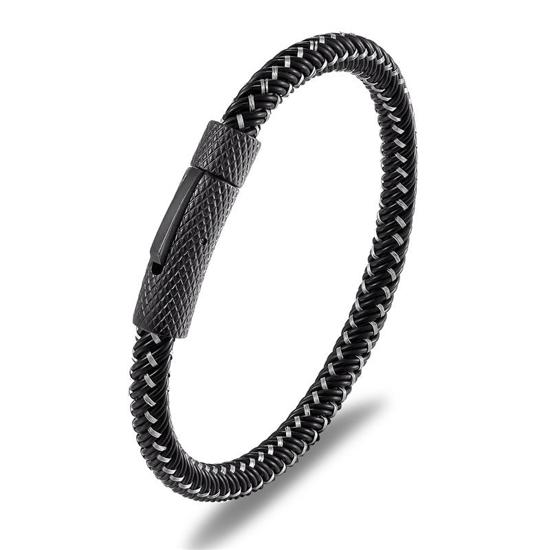 Women's & Men's Stainless Steel Wire Fashion Couple Accessories Bracelets