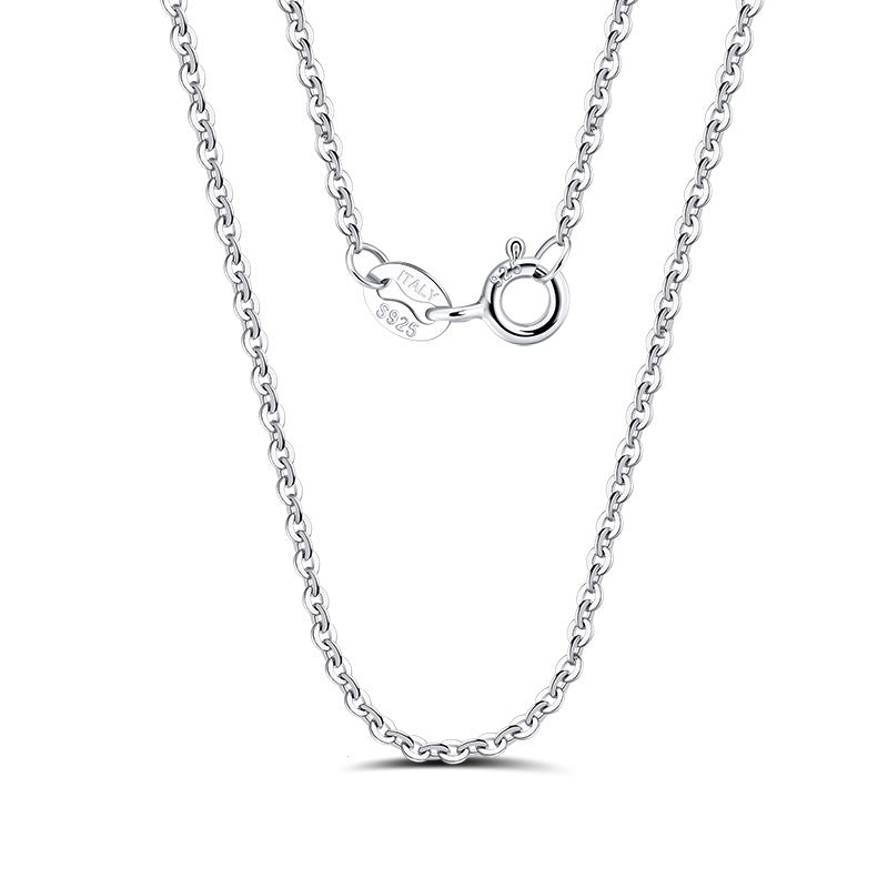 Sier Choker Cuban Link Chain Car Necklaces