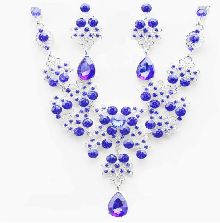 Bride Ornament Butterfly Big Water Drop Necklaces