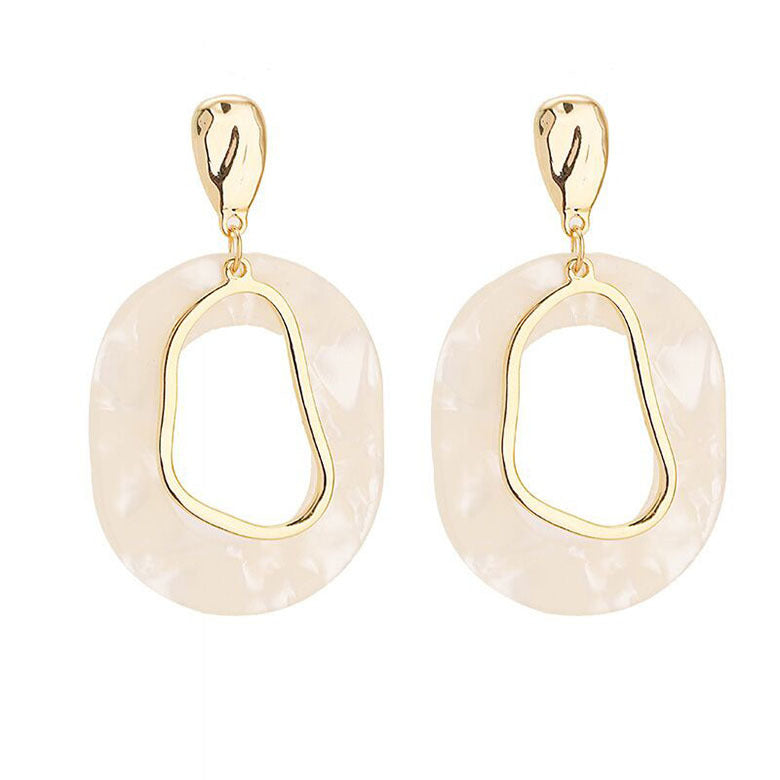 Exaggerated Female Temperamental Long Personality Simple Geometric Earrings