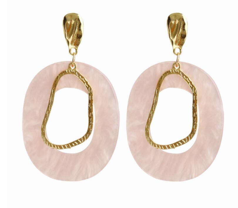 Exaggerated Female Temperamental Long Personality Simple Geometric Earrings