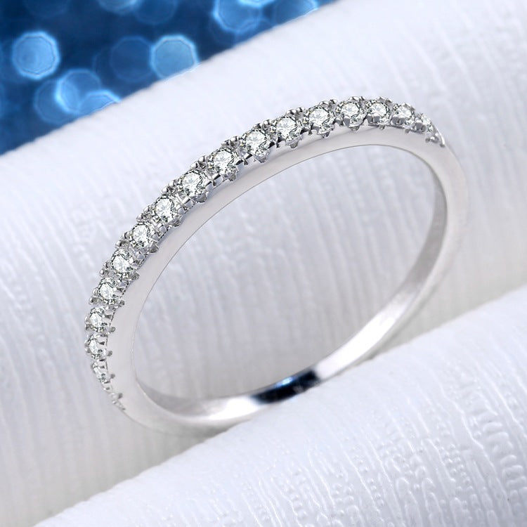 Sier Karat Color Moissanite Artificial Diamond Very Rings