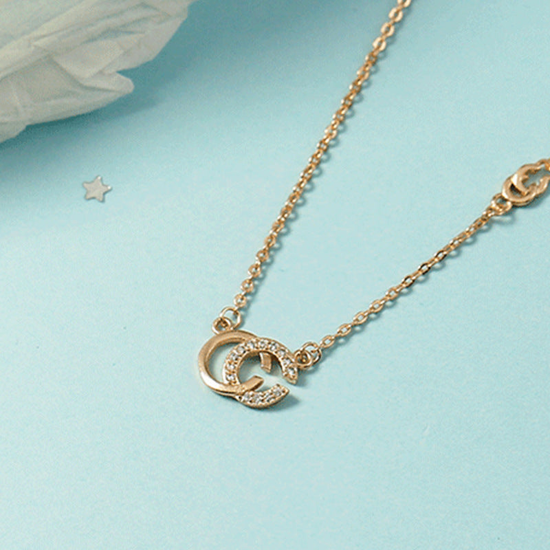 Women's Niche Design Pairs Light Luxury Letter Necklaces