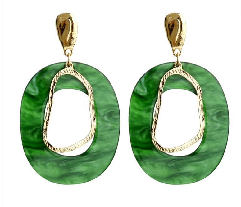 Exaggerated Female Temperamental Long Personality Simple Geometric Earrings