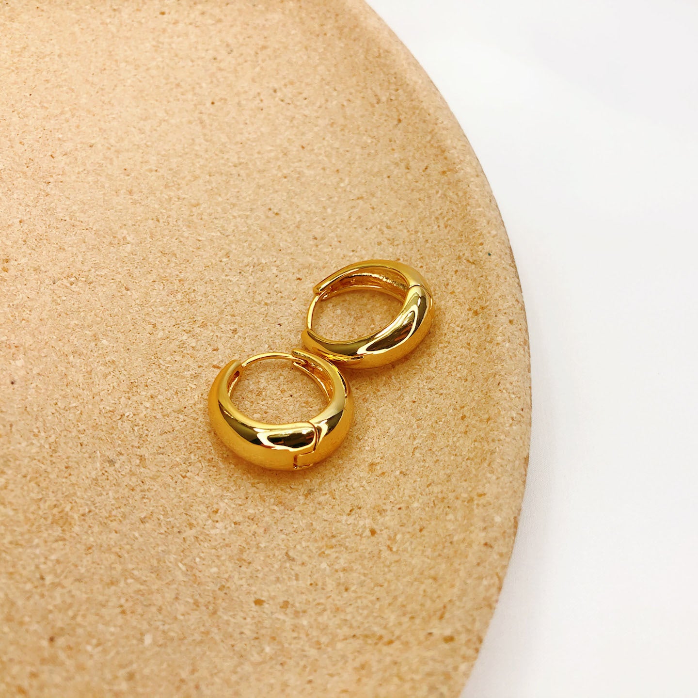 Oval Female Fashion Copper Plating Ear Rings