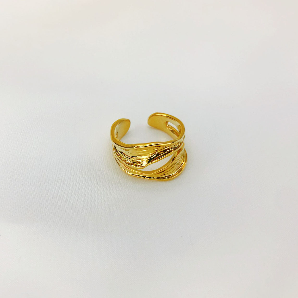 Women's Opening Real Gold Plating Fashion Temperament Rings