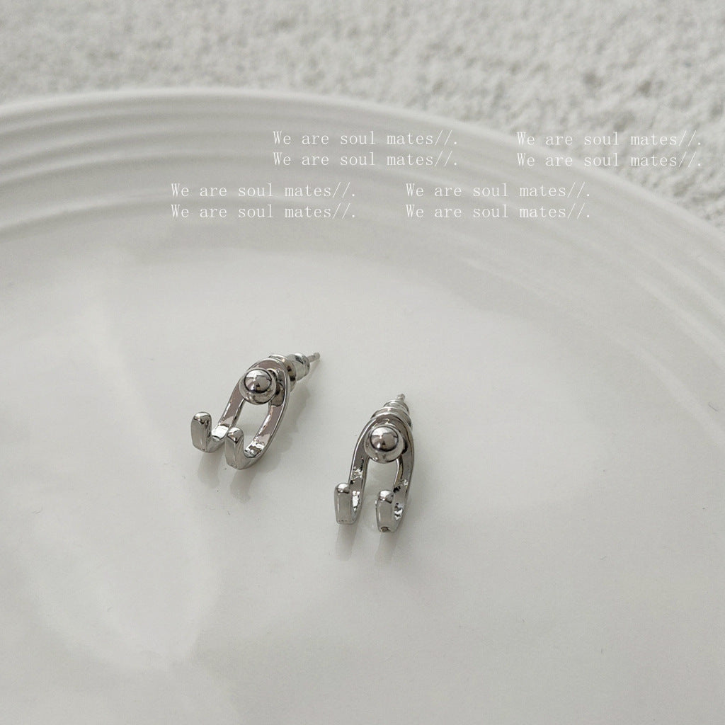 Plated Real Gold One Style For Geometric Ear Graceful Rings