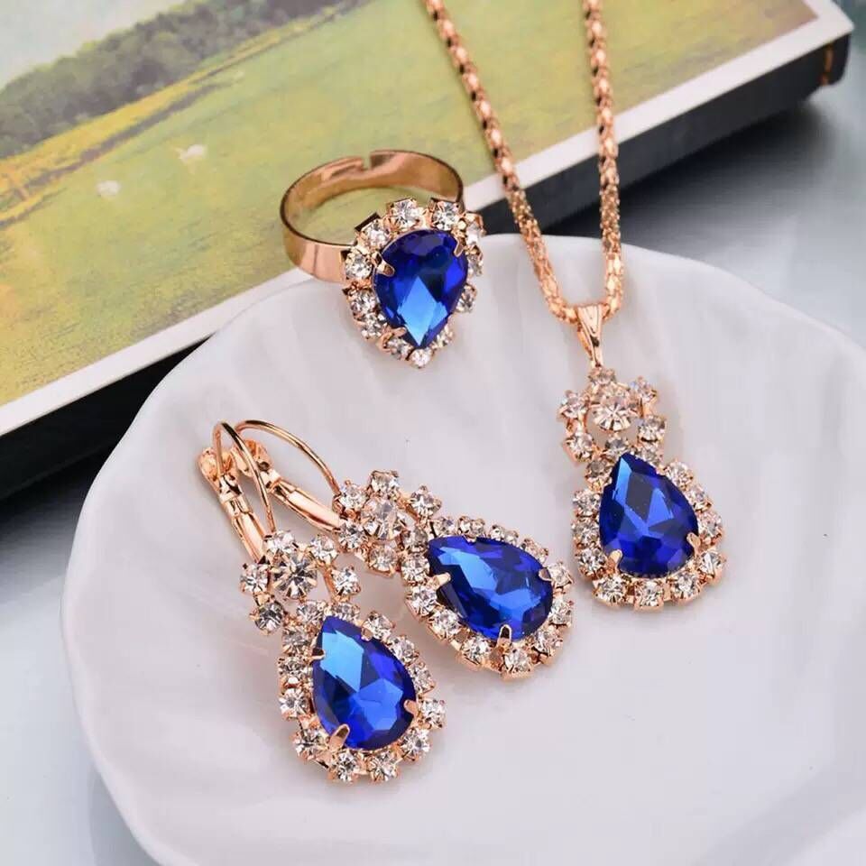 Jewelry Set Fashion Bridal Decoration Color Necklaces