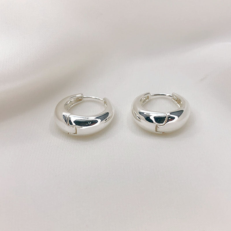 Oval Female Fashion Copper Plating Ear Rings