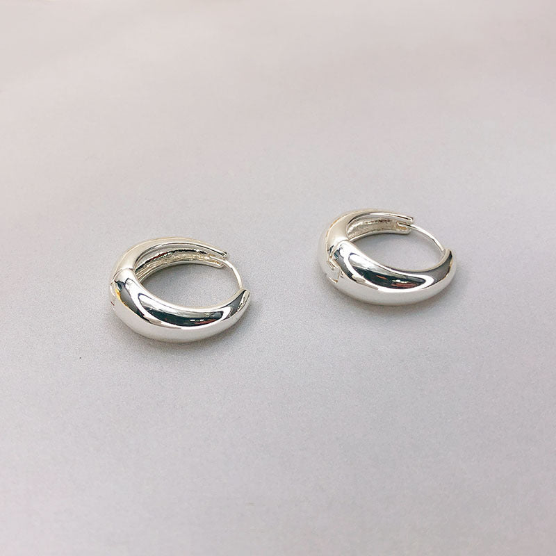 Oval Female Fashion Copper Plating Ear Rings