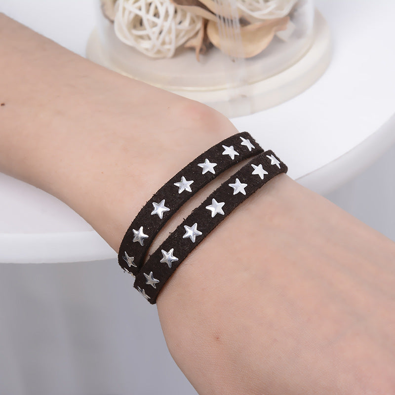 Star Hot Nail Retro Gothic Short Necklaces