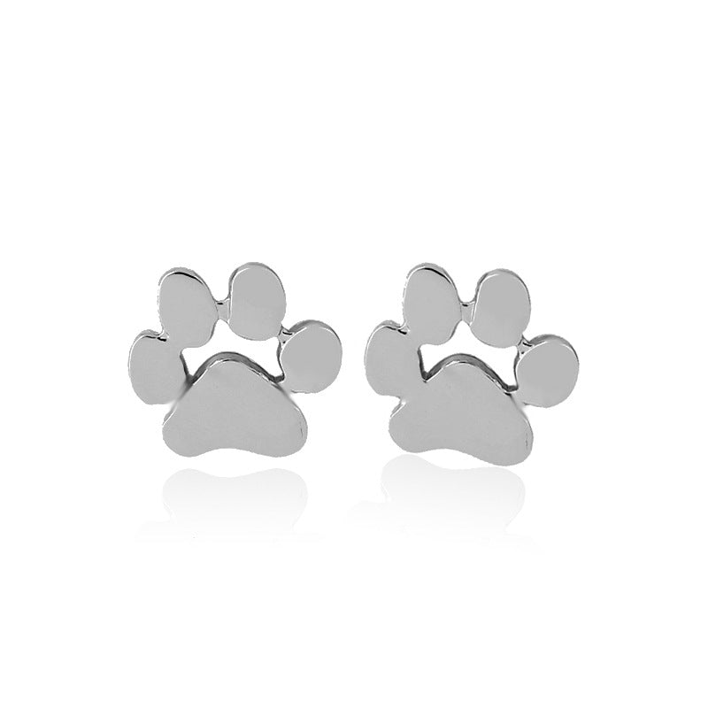 Cats Palm Ear Alloy Plating Color Retention Earrings