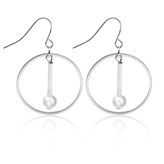 Women's Simple Hollow Circle For Graceful Personality Earrings