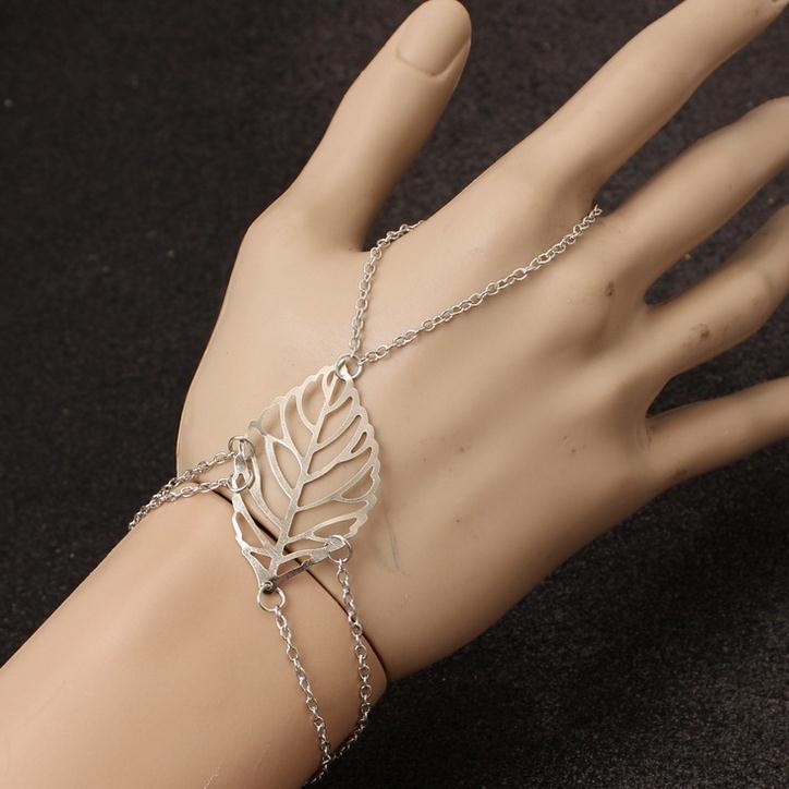 Alloy Mori Style Leaves Jewelry Simple Bracelets