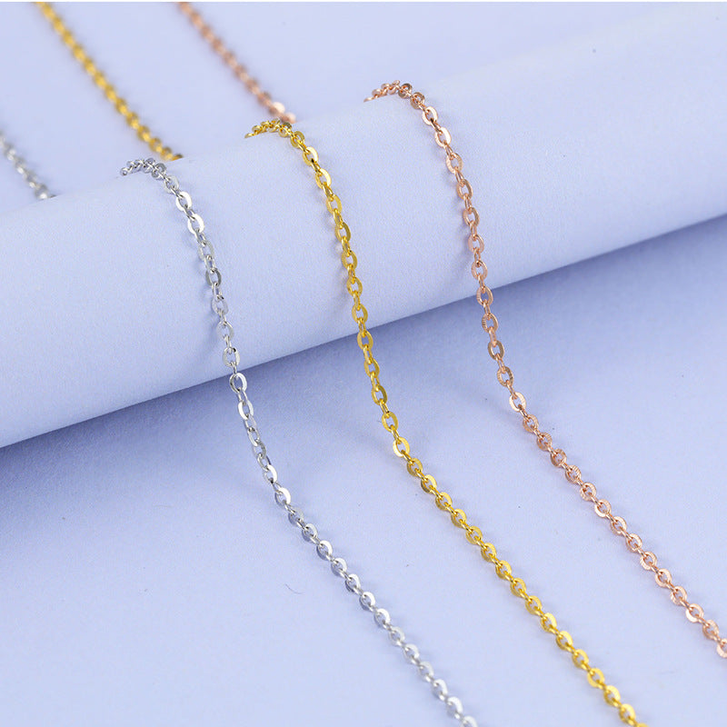 Women's European Chain O-shaped Super Long Sweater Necklaces