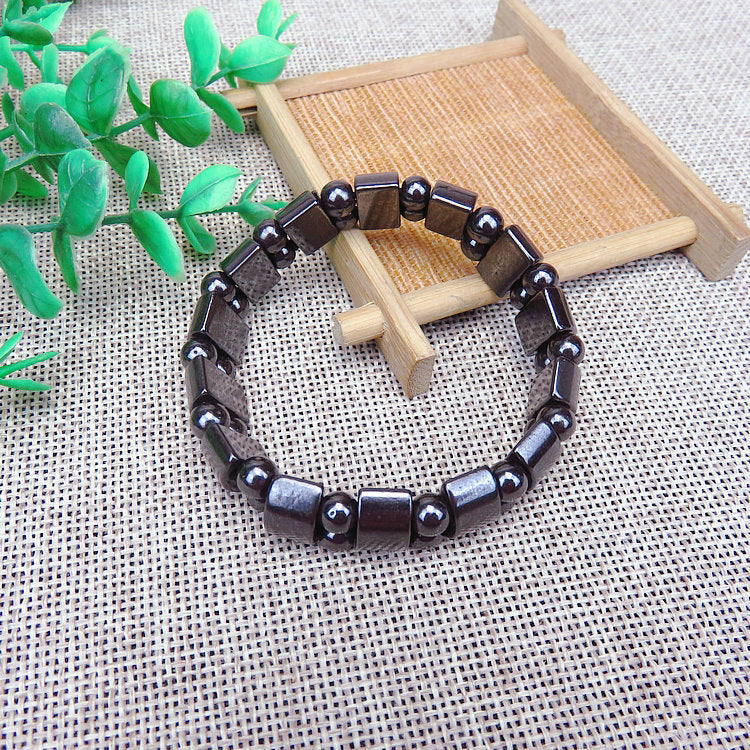 Elastic Magnetic Hematite Ornament Gift Company Bracelets