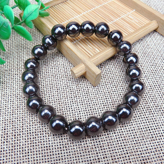 Elastic Magnetic Hematite Ornament Gift Company Bracelets