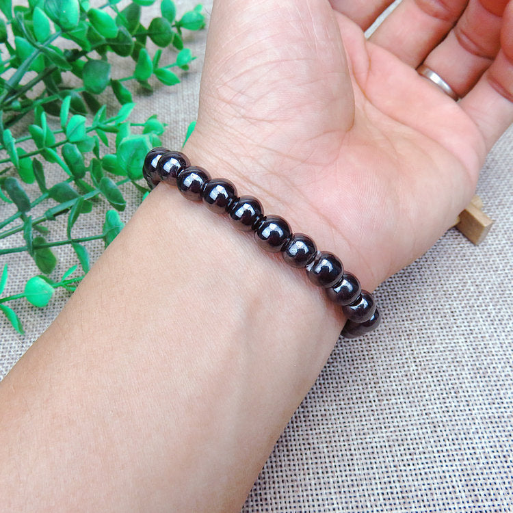 Elastic Magnetic Hematite Ornament Gift Company Bracelets