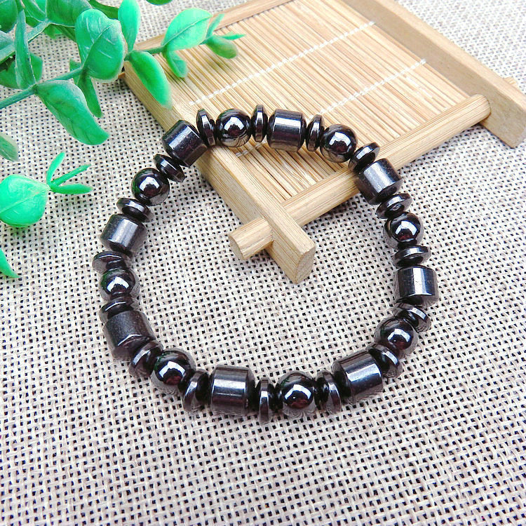 Elastic Magnetic Hematite Ornament Gift Company Bracelets
