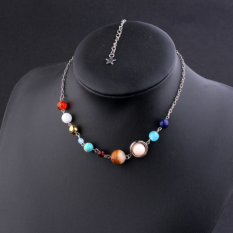 Planets Guardian Star Stone Anklet Solar Necklaces