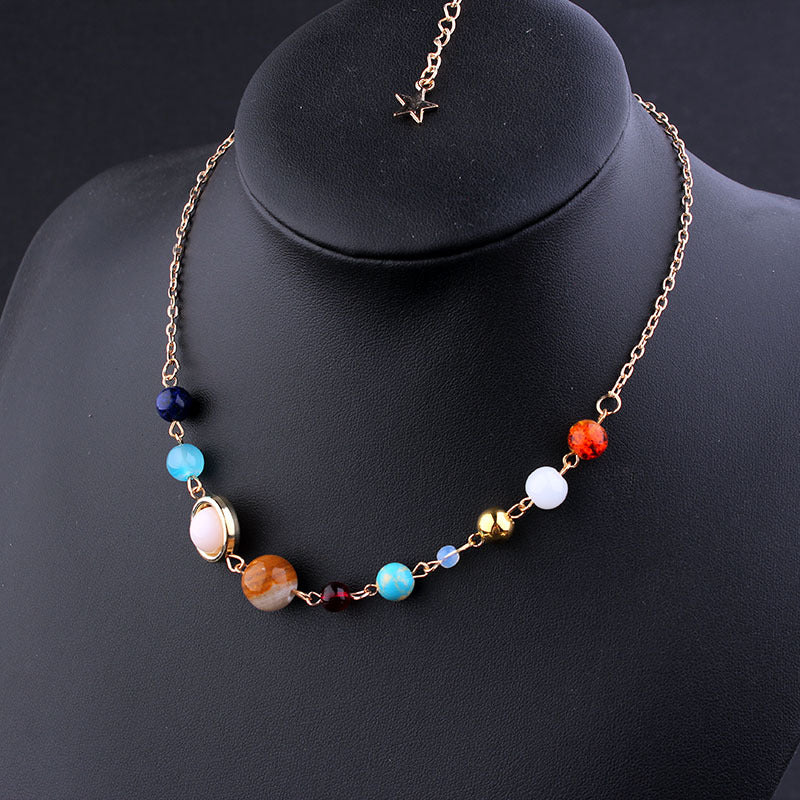 Planets Guardian Star Stone Anklet Solar Necklaces