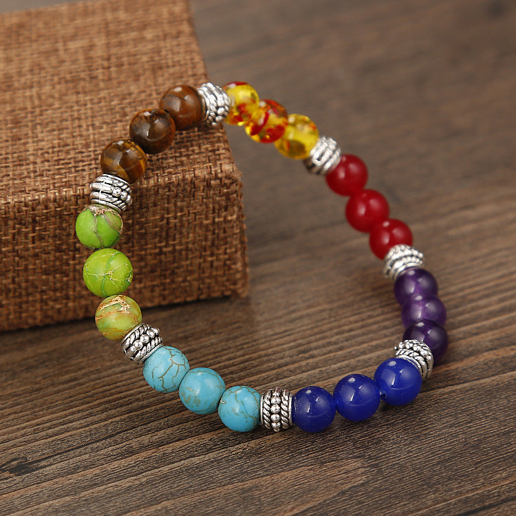 Natural Stone Wheel Agate Emperor Accessories Bracelets