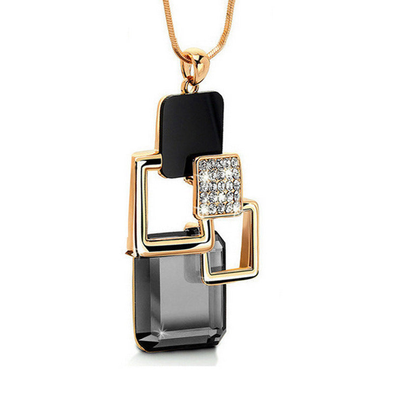 Women's Chain Korean Fashion Clothes Accessories Retro Necklaces