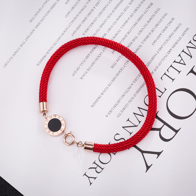 Women's Rose Plated Gold Money Bag Hand Bracelets