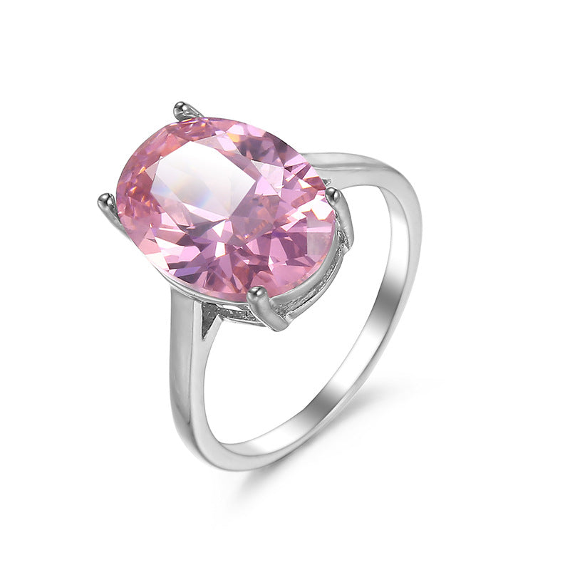 Accessories Jewelry Pink Wedding Dress Exaggerated Rings