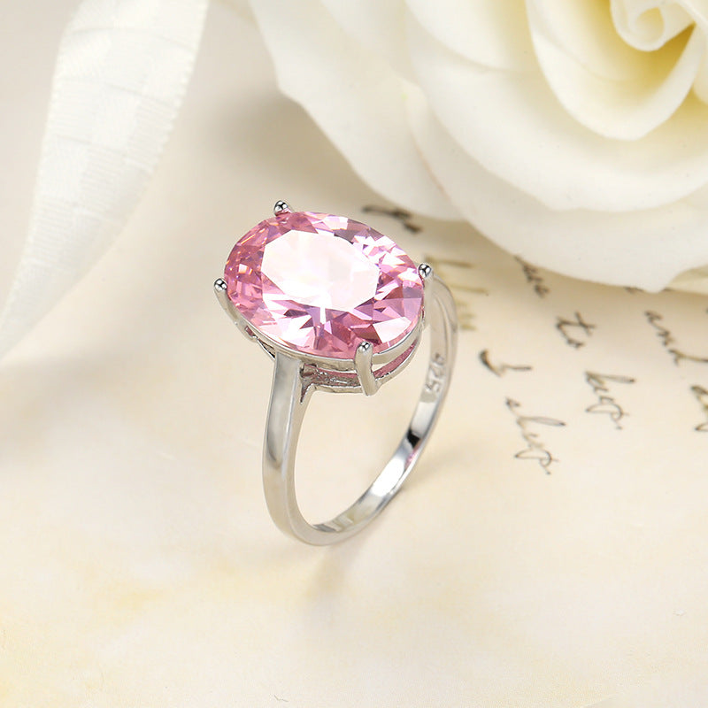 Accessories Jewelry Pink Wedding Dress Exaggerated Rings