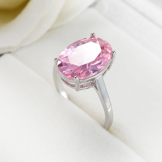 Accessories Jewelry Pink Wedding Dress Exaggerated Rings