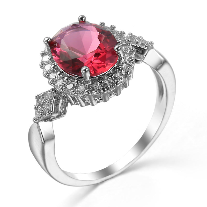 Fashion Crystal Zircon Ornament Female Small Commodity Rings
