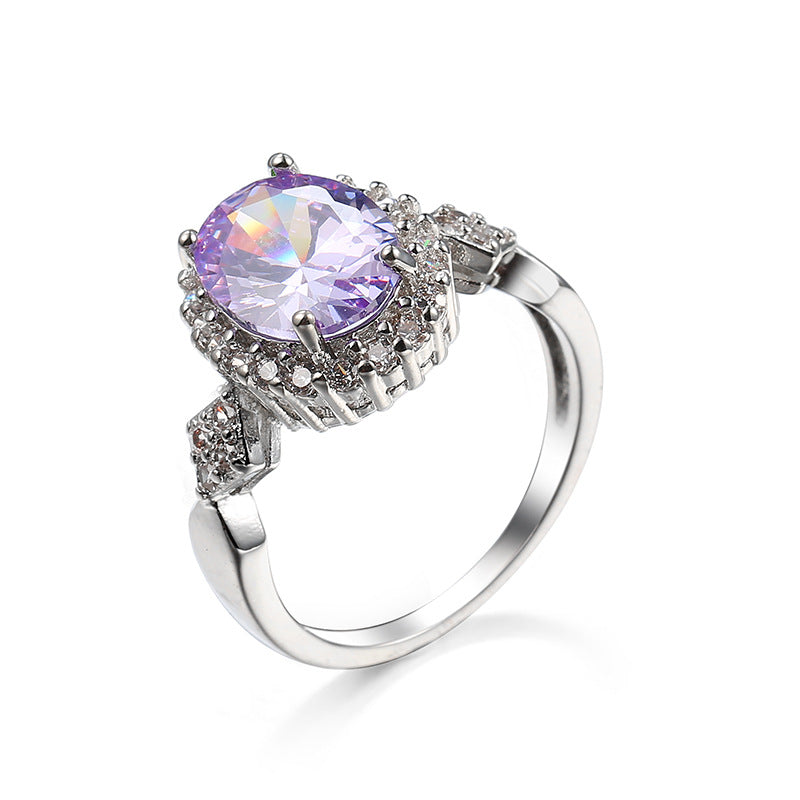 Fashion Crystal Zircon Ornament Female Small Commodity Rings