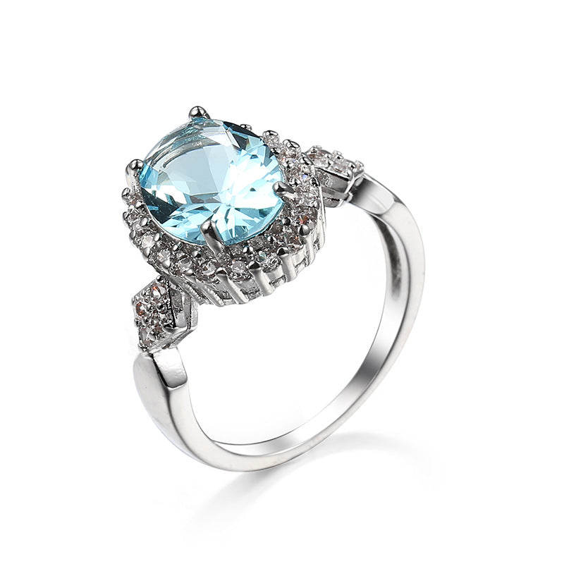 Fashion Crystal Zircon Ornament Female Small Commodity Rings