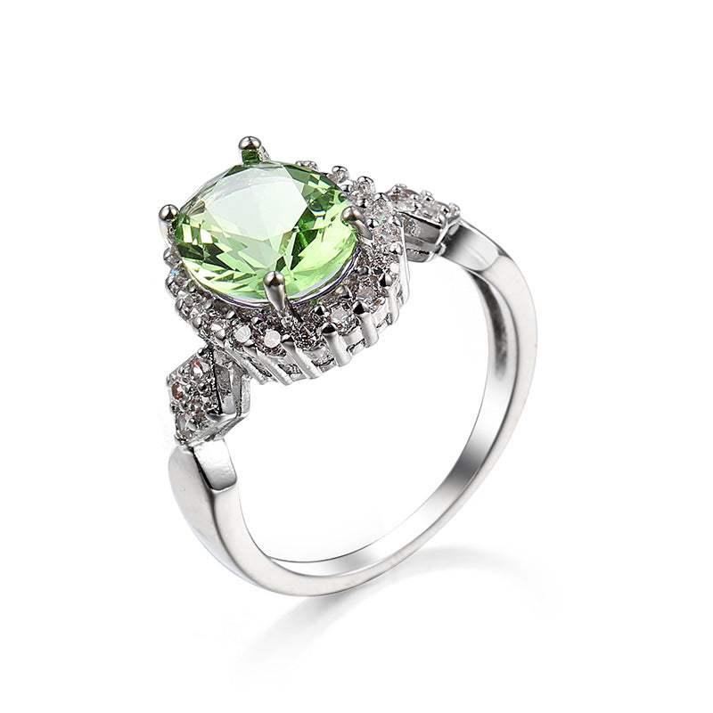 Fashion Crystal Zircon Ornament Female Small Commodity Rings