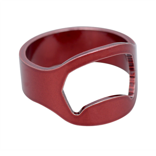 Men's Creative Stainless Steel Bottle Opener Lettering Rings