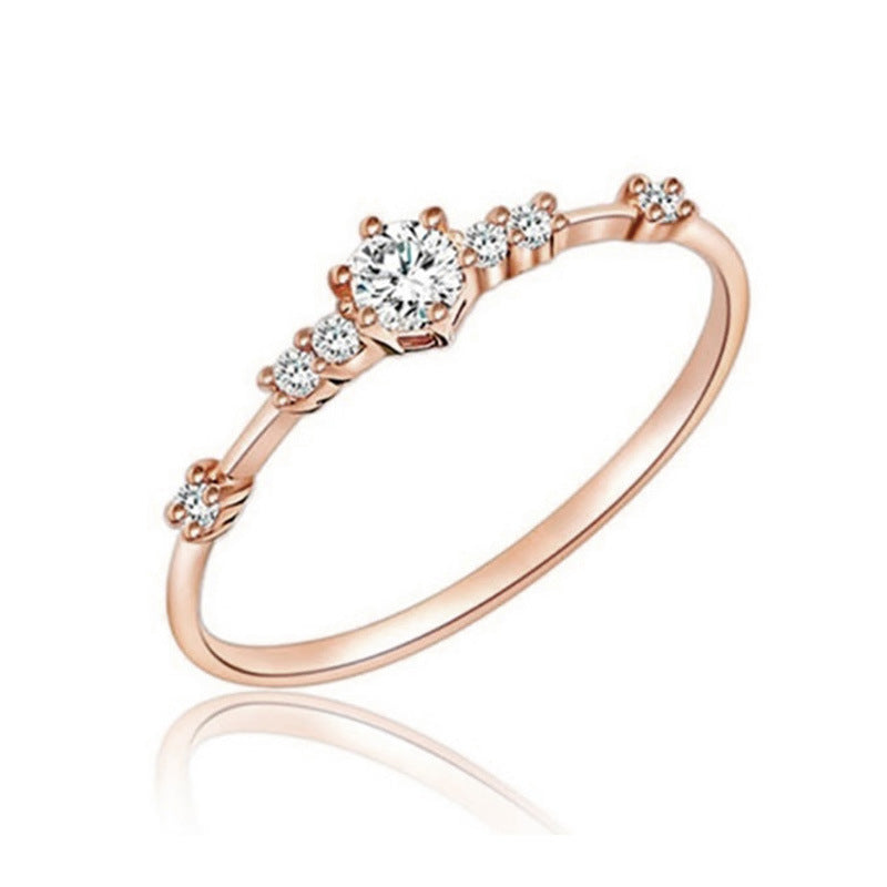 Women's Simple Fresh Diamond Creative Style Ring