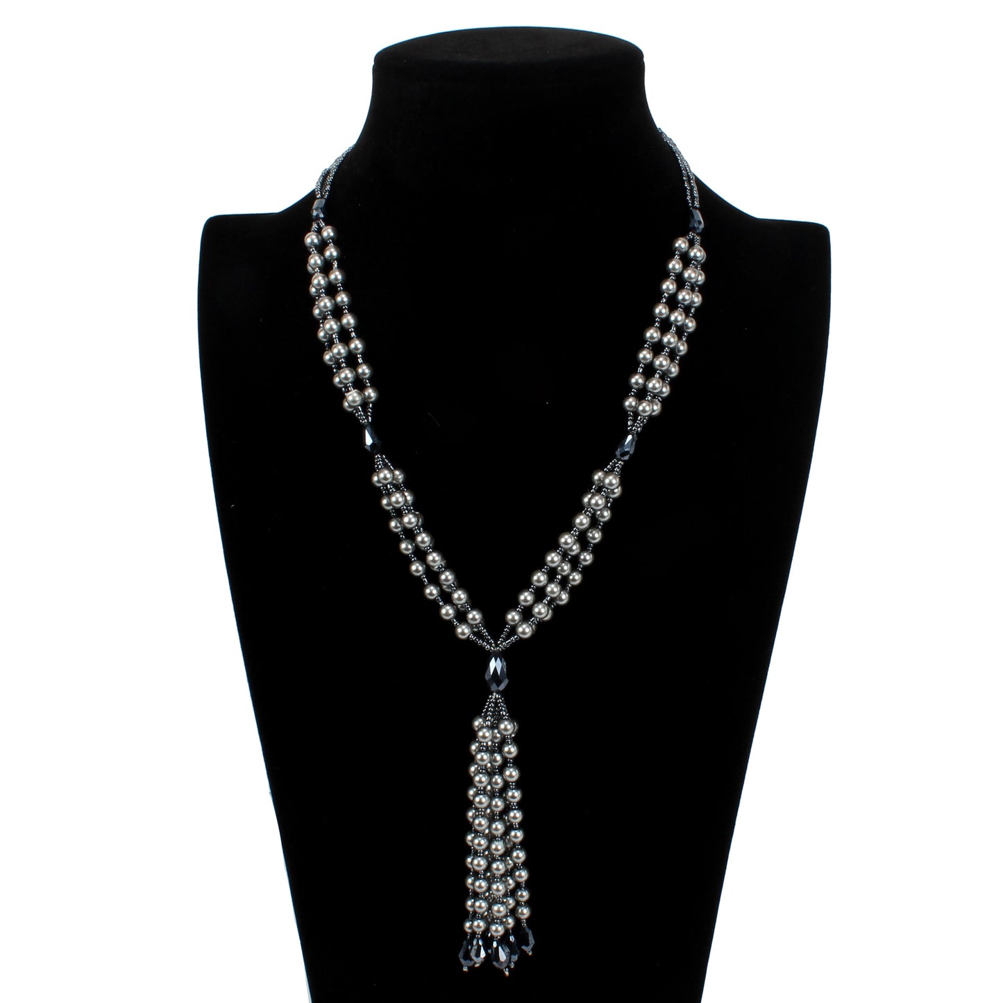 Women's Korean Bead Pearl Sweater Chain Long Necklaces