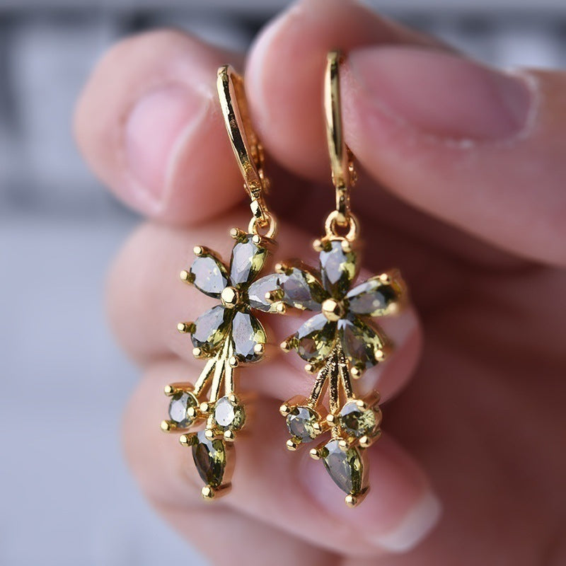 Stylish New Vintage Flower For Ladies Earrings