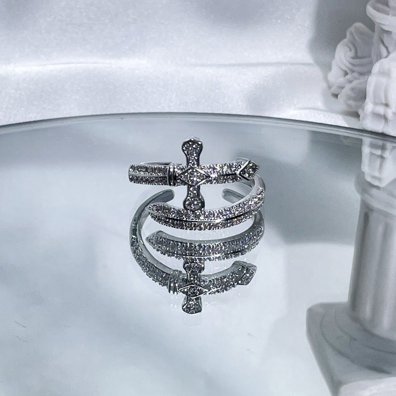 Glazed Open Female Sweet Grace Cool Affordable Luxury Fashion Rings