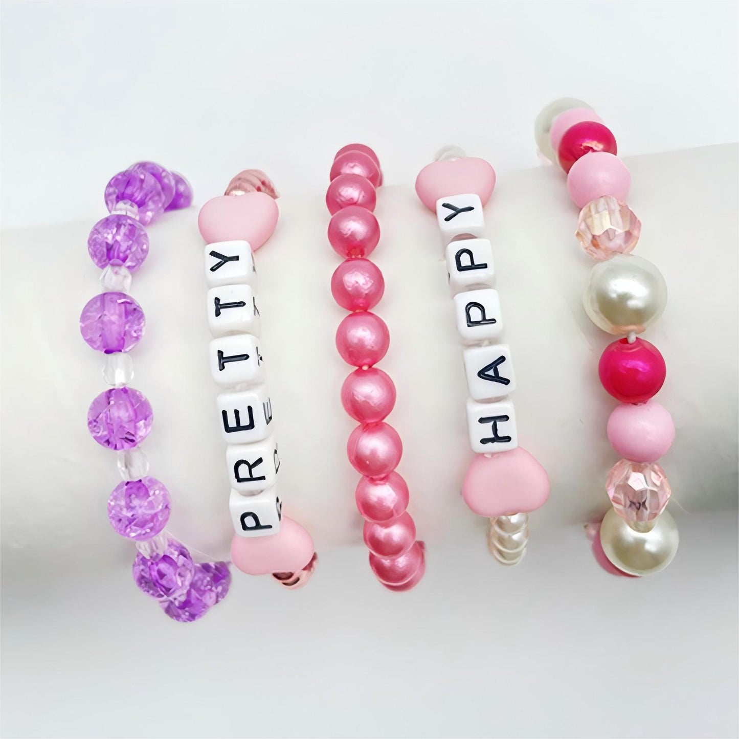 Ethnic Style Dull Polish Bead Tassel Bracelets